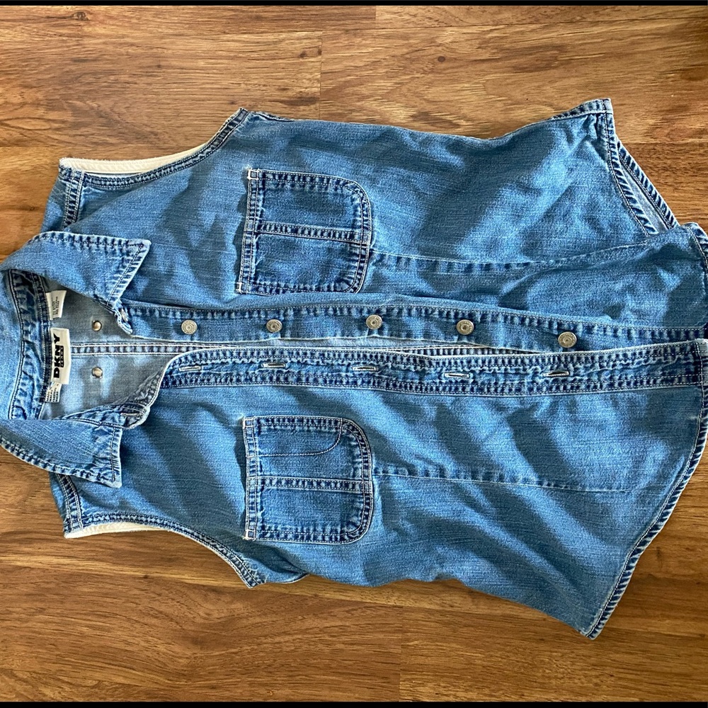 2000s Jean top button up